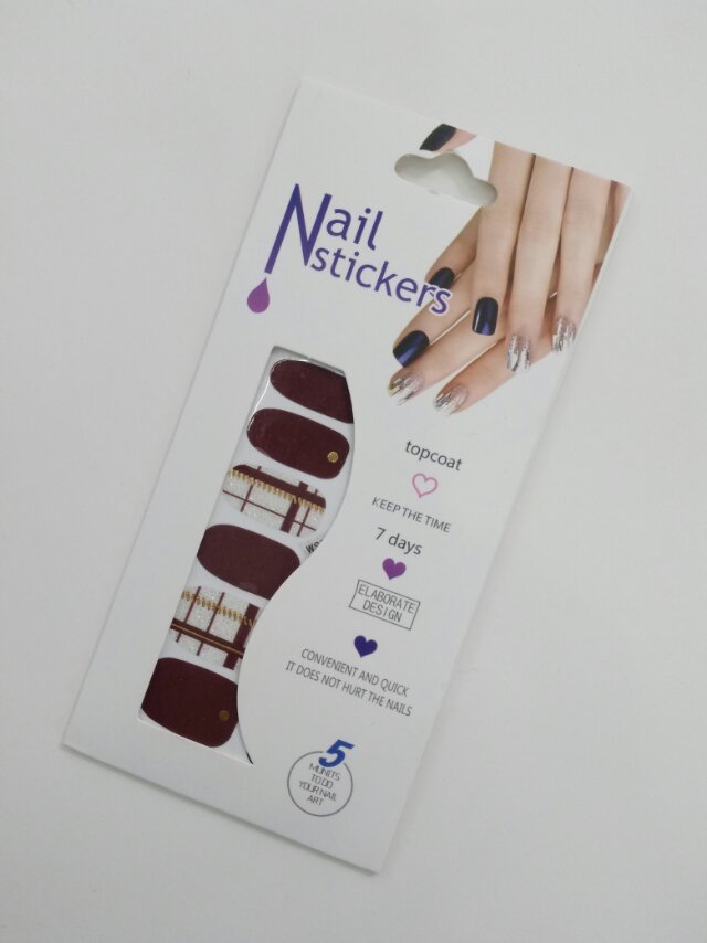 Loose powder crystal 12 decorative beauty nail stickers Specification drawing