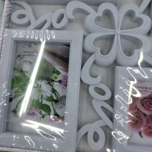 白色极简风格创意相框细节图