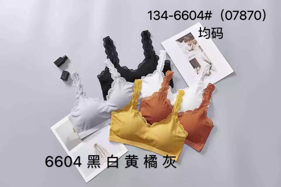 Lace lingerie: A woman's bra with a sexy pushup bra