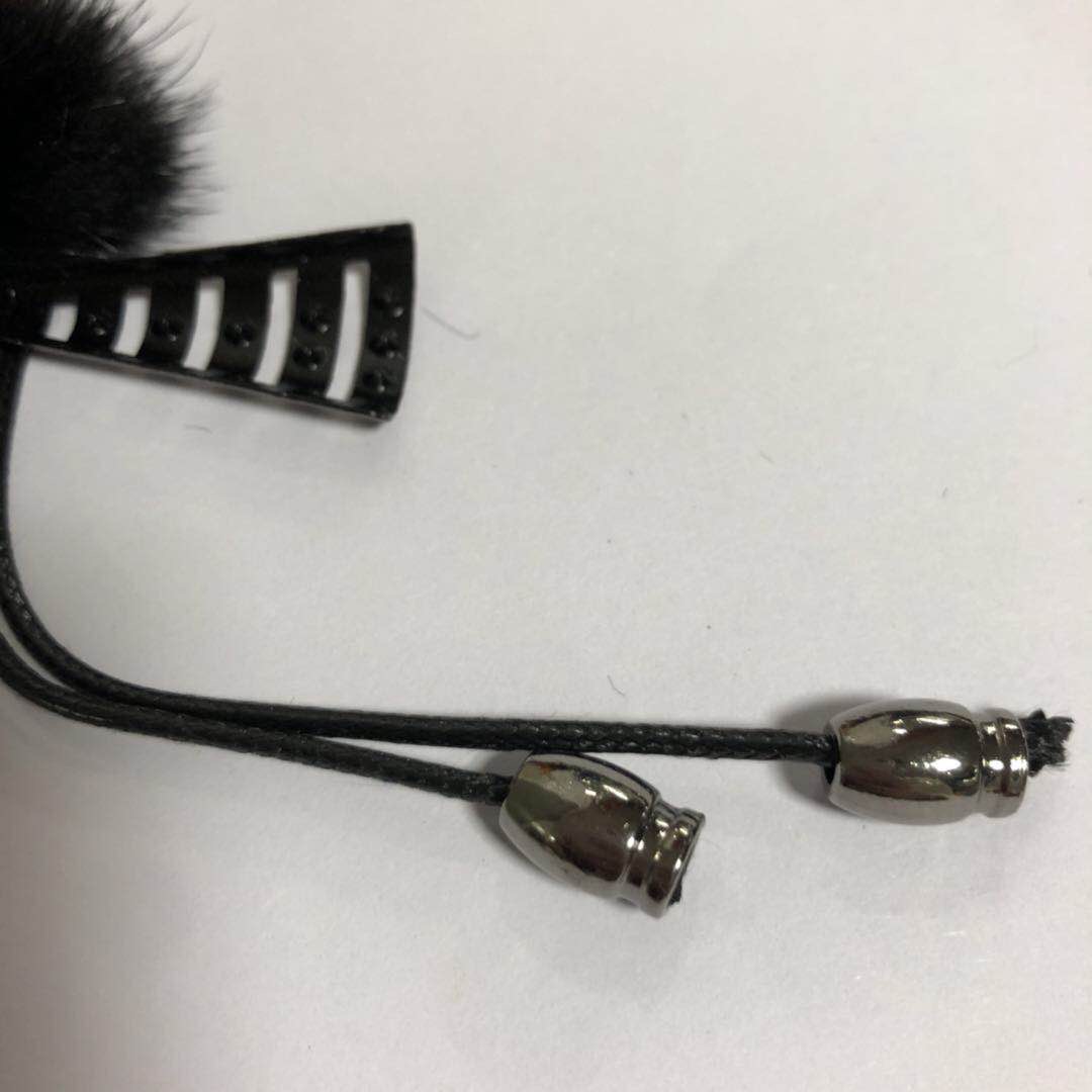 Manufacturers Direct Zinc Alloy Plating Mink Hair Hanging Ornaments Specification drawing