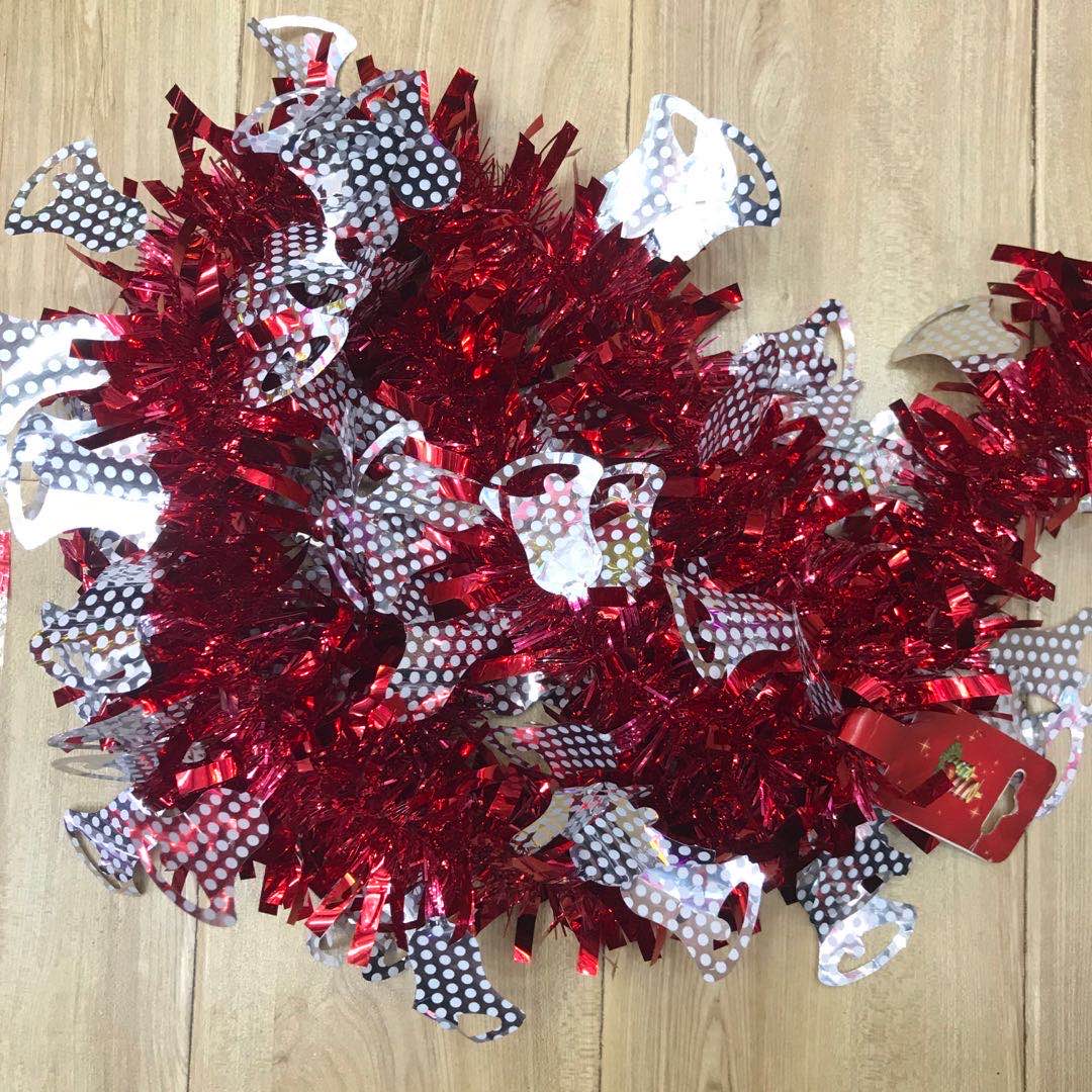 工厂直销圣诞礼品铃铛毛条节日用品家居摄影摆件装饰