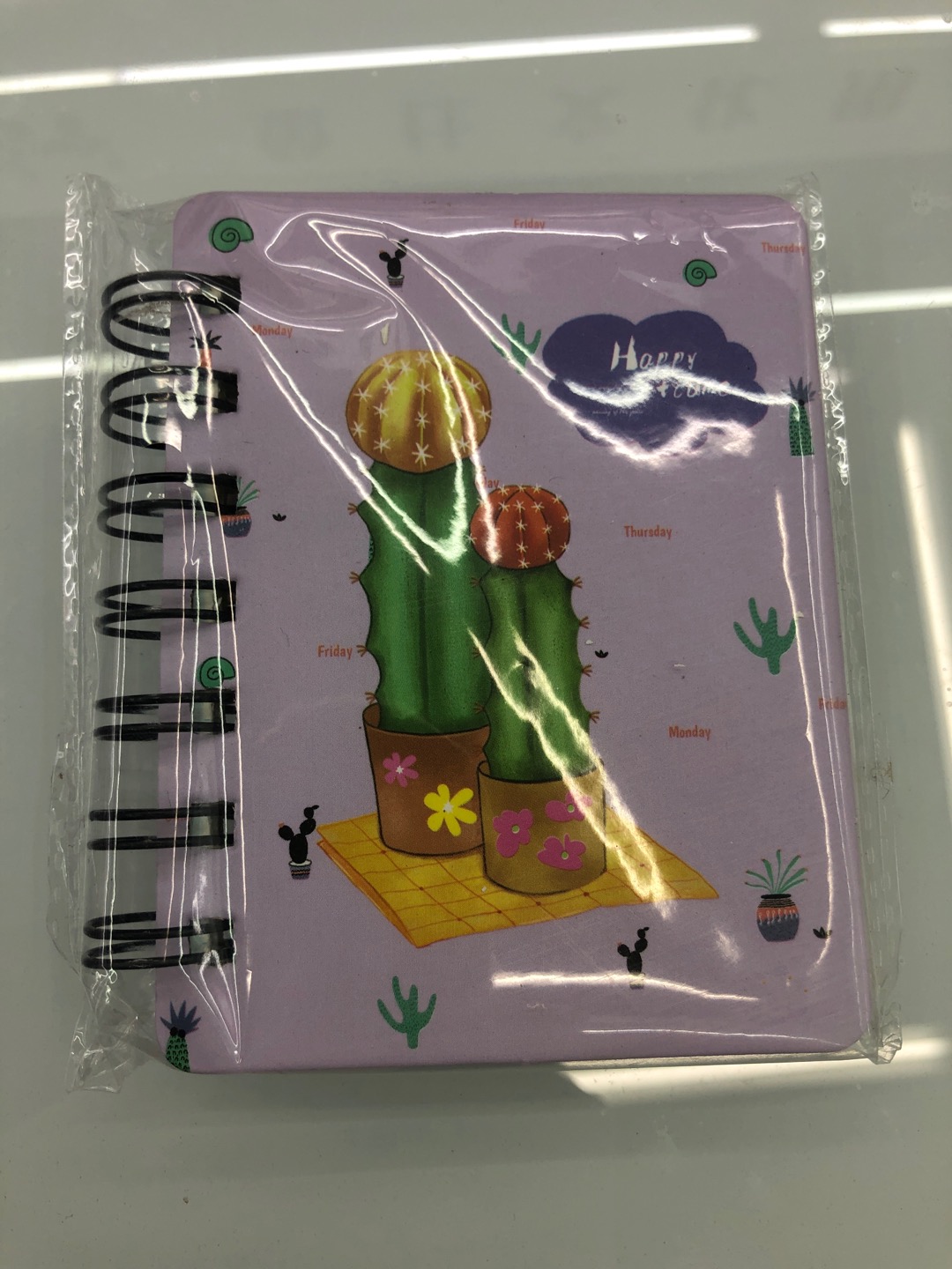 铁丝网扣硬皮记事本便签本随身小本