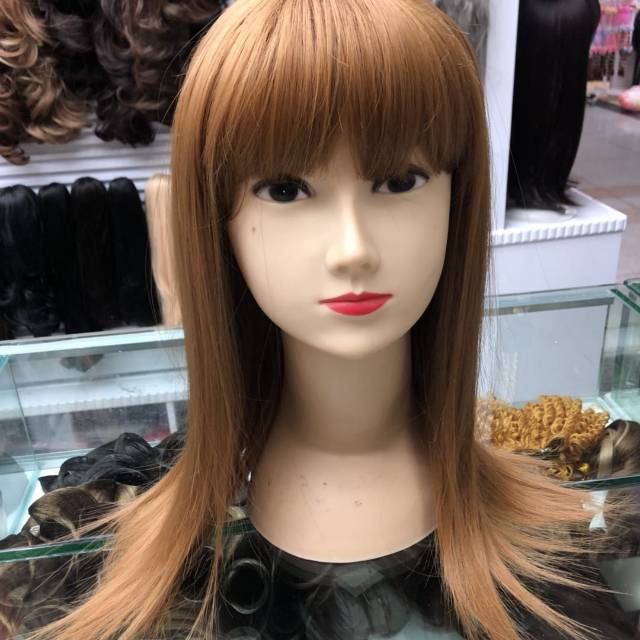 Bangs, wigs, long hair, thin, thin, seamless hair patch on the top of the head for women to cover white hair real real hair thumbnail