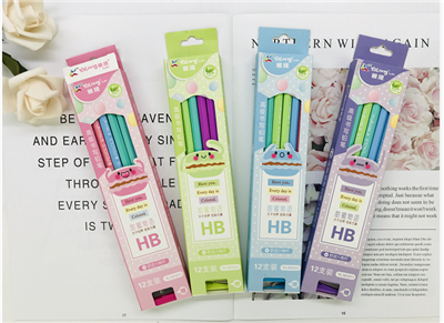 Yaron Culture Student Stationery Office Culture Writing Tool Pencil Cute Burger Cartoon Hb Pencil 12 Sets