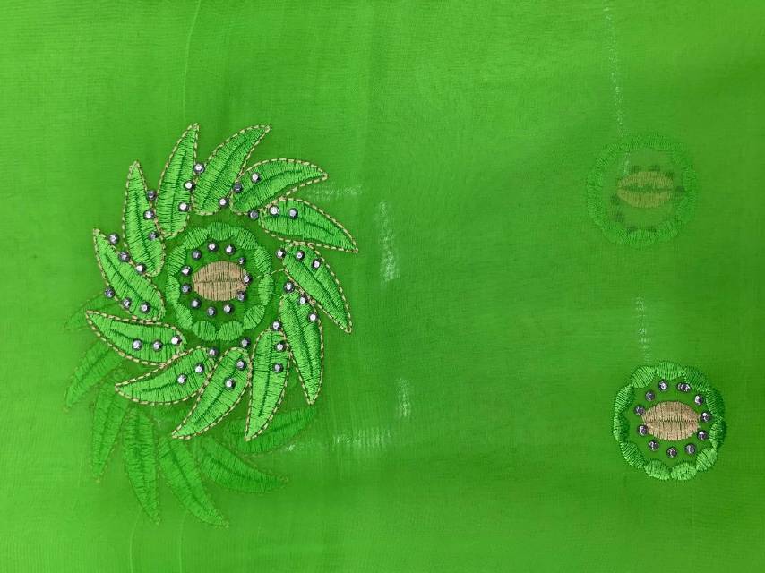 Muslim headscarf, long scarf, mesh, embroidered scarf, headscarf, shawl Specification image