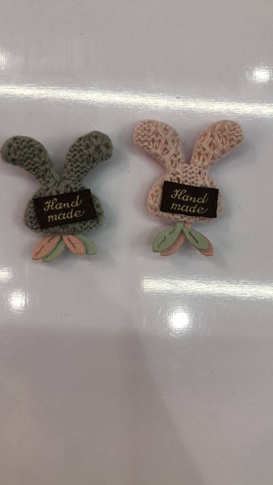 Plush bean sprout pairs of rabbits details Picture