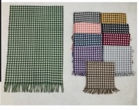Ladies fashion versatile new Korean plaid twill long towel thumbnail