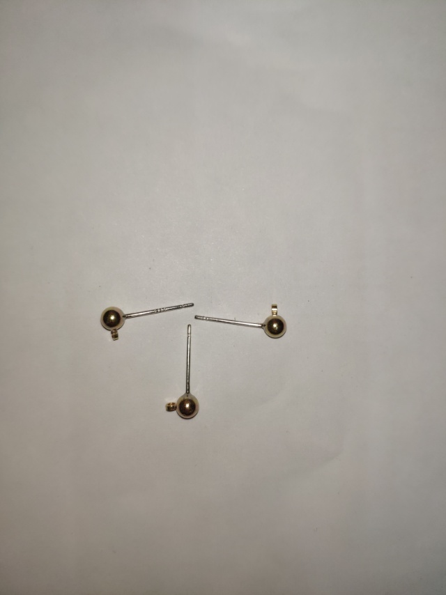 diy饰品配件4mm铜球耳饰发饰饰品配件