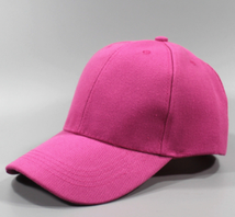 粉色棒球帽广告帽鸭舌帽光板遮阳帽