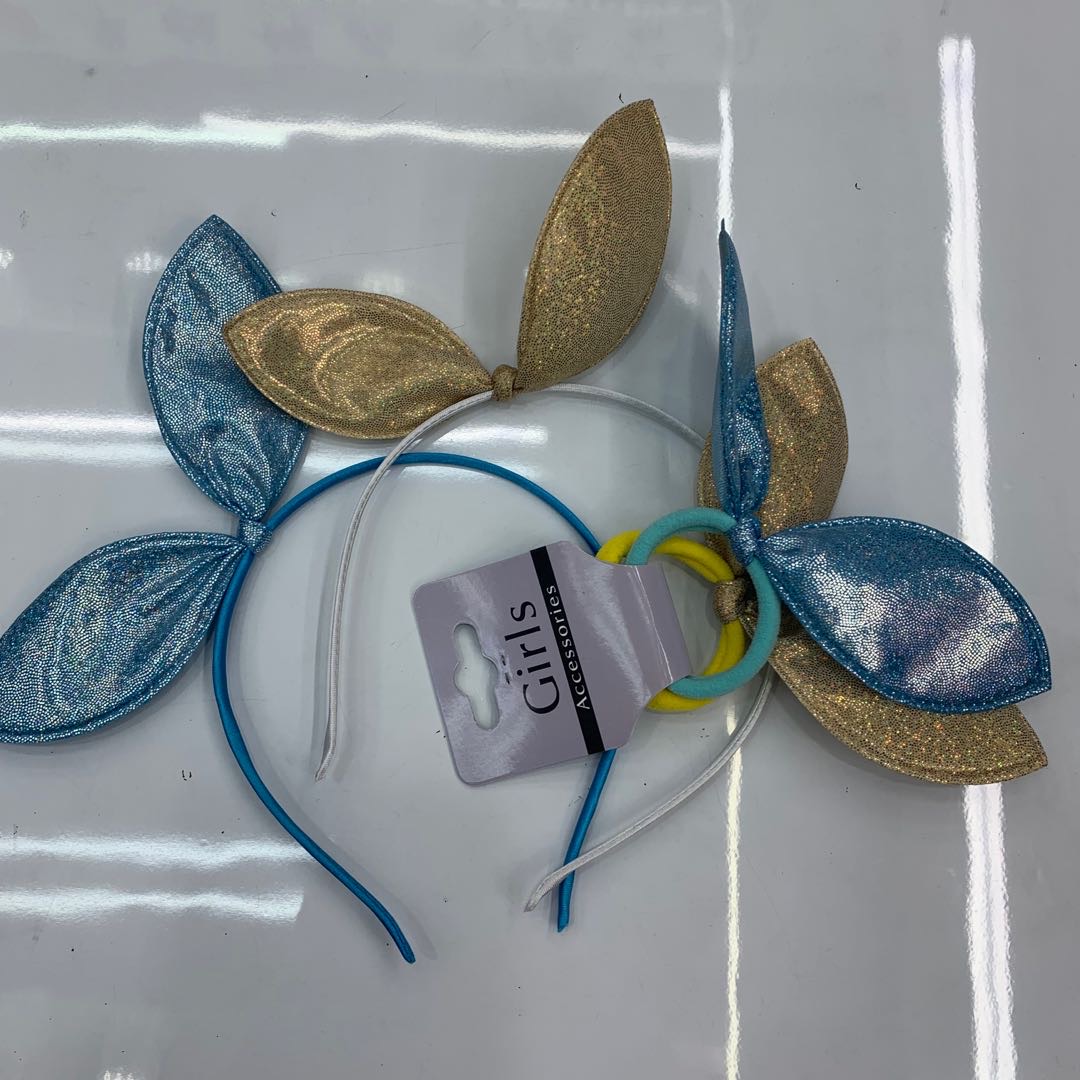 发饰韩国压发卡兔耳朵蝴蝶结头箍简约头饰卓拉饰品22