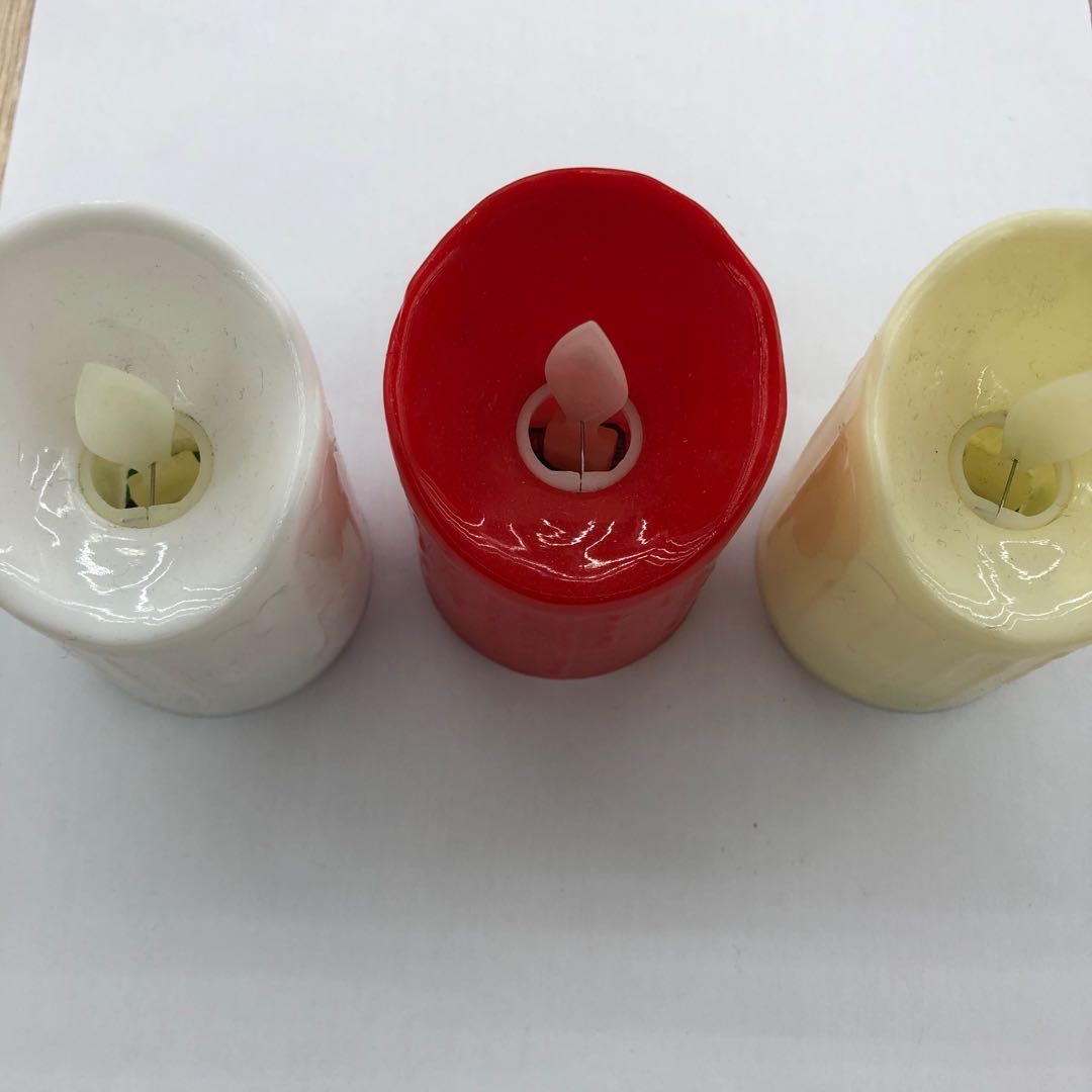 塑料电子蜡烛家居装饰工艺品摆件生日节日礼物