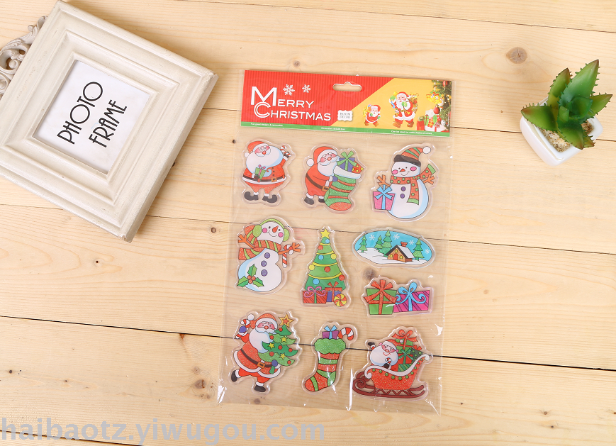 DIY果冻益智印花圣诞家具装饰DIY贴产品图