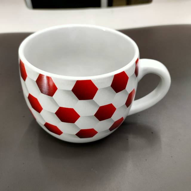 足球图案马克杯咖啡杯