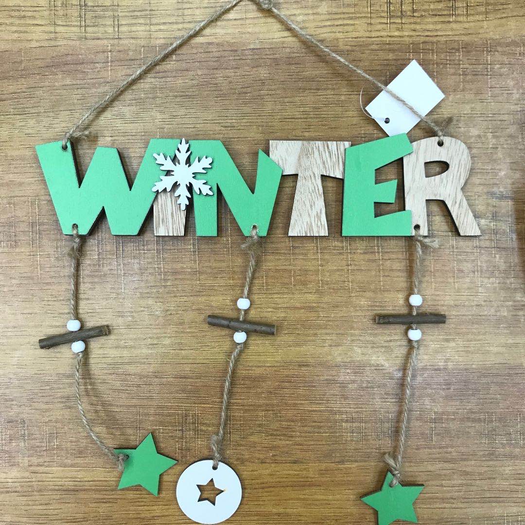 Christmas ornaments letter plate Christmas ornaments factory direct wholesale to sample custom thumbnail