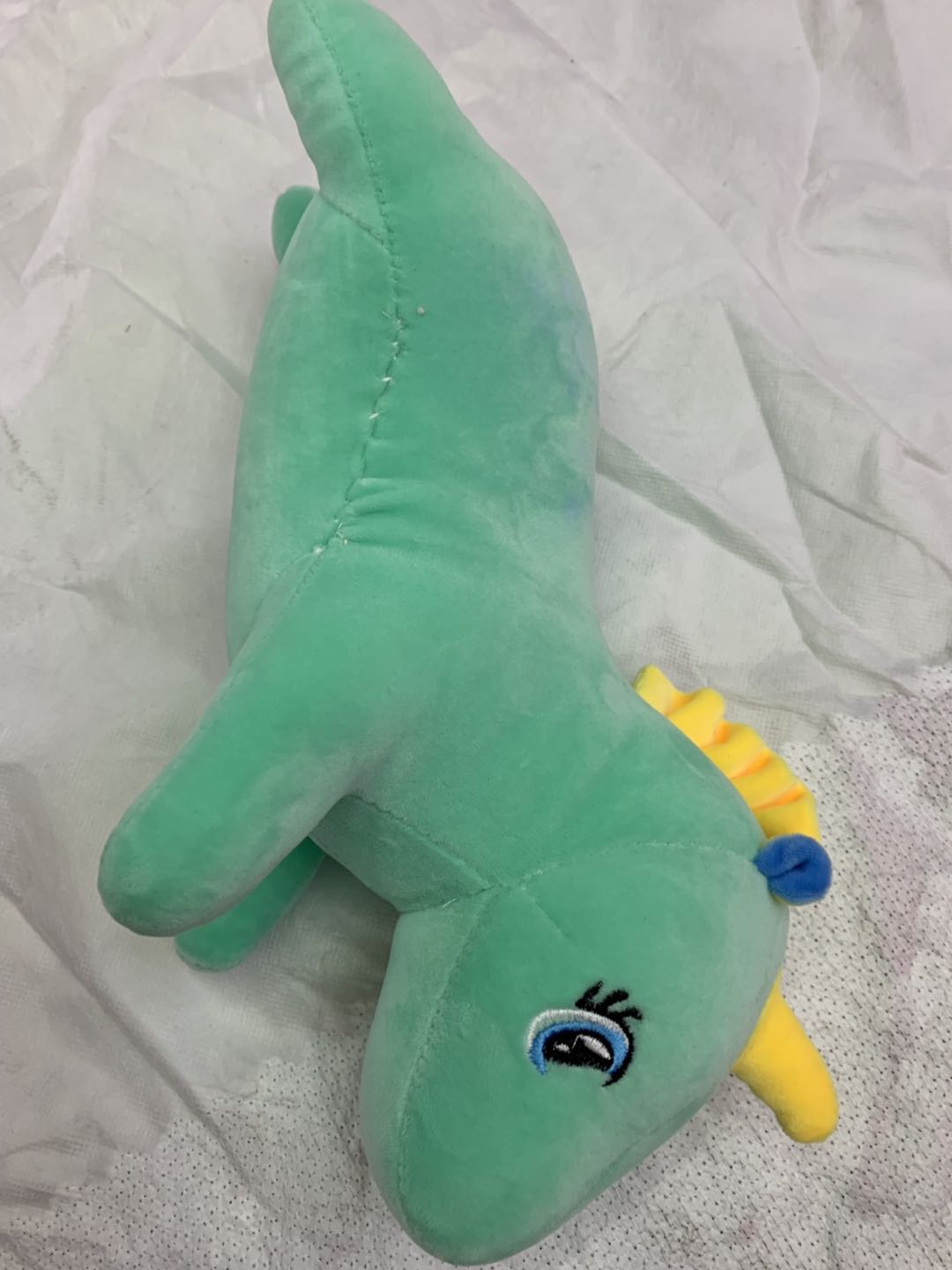 四面弹毛绒独角兽 短毛毛绒玩具 厂家直销产品图