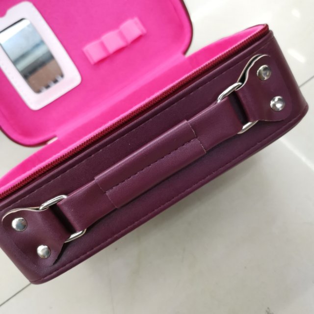 Casual makeup bag dos piezas kit de mano para llevar caso cosmético details Picture