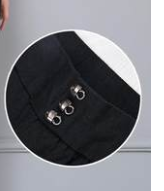 Spring elastic straight-leg pants, middle-aged women's spring and autumn casual long pants details Picture