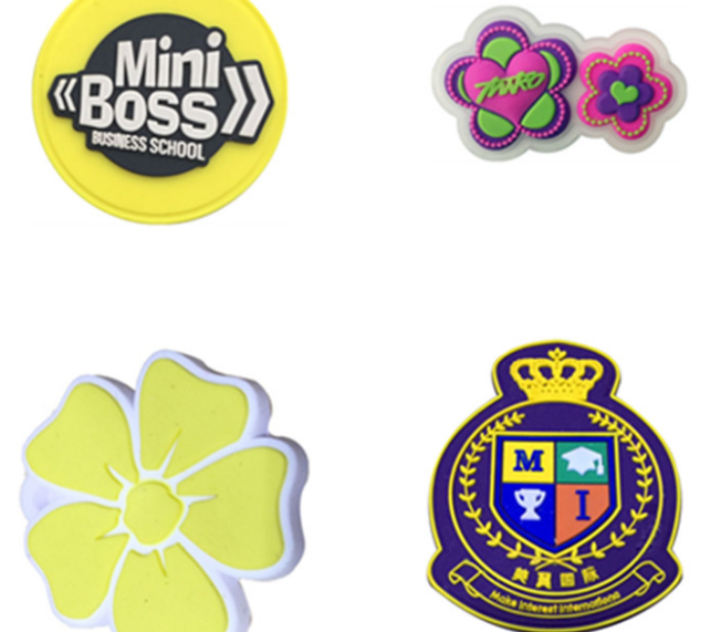 欧标PVC滴塑标软胶商标橡胶标胶章服装皮标胶胶唛LOGO定制