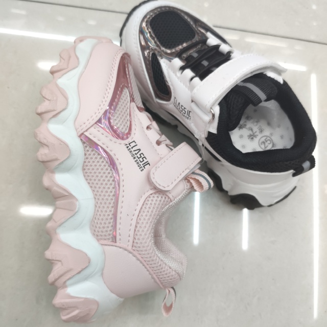 New Children's Shoes Daddy Shoes Breathable Mesh Fabric Boys And Girls Children Non-Slip Children's Sports Shoes Specification drawing