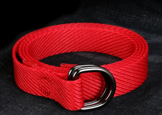 Factory Direct Black Simple Atmosphere Durable Woven Belt