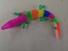 抖音同款网红牵线电动鳄鱼宝宝玩具爬行会跑的儿童走路玩具