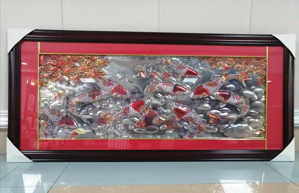 客厅餐厅沙发背景装饰画挂画吸塑立体画心