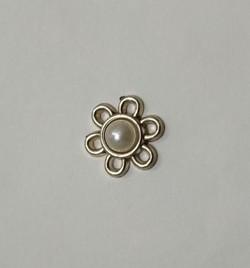Plastic small six - leaf pearl fascinator accessories chic decorative accessories thumbnail