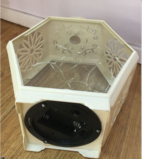 Factory direct sales genuine plastic glass hexagon lamp string hand lamp details Picture