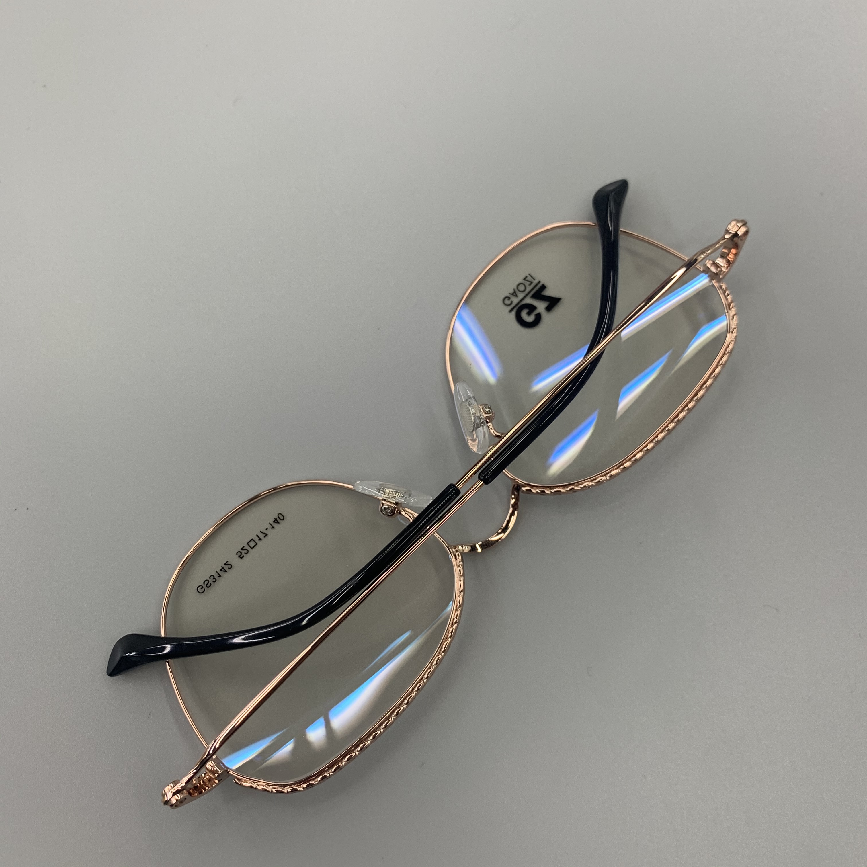 Gaozi GZ pure titanium glasses frame Women's ultra-light artistic full-frame glasses frame men's trendy anti-allergy myopia glasses Specification image