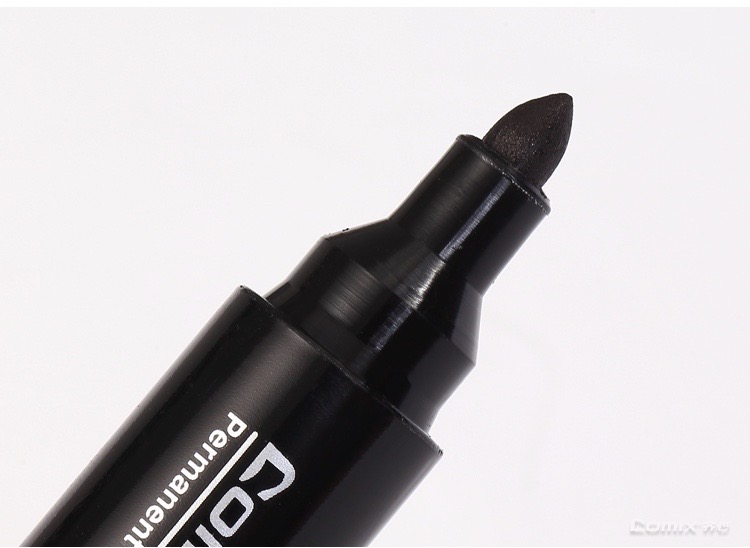 Marker Silicone Handshake Black Thick Head Large Capacity Marker Pencil Line Pencil Oil-Based Pen Waterproof Non-Tarnishing Tack Pen Free Mail Wholesale Sign-In Pen Poster Pen Color Specification drawing
