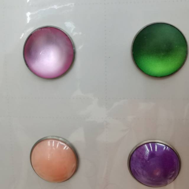 珠光树脂暗眼纽扣蘑菇纽扣铆钉圆形雪纺扣子高档小号精致服装辅料配件细节图