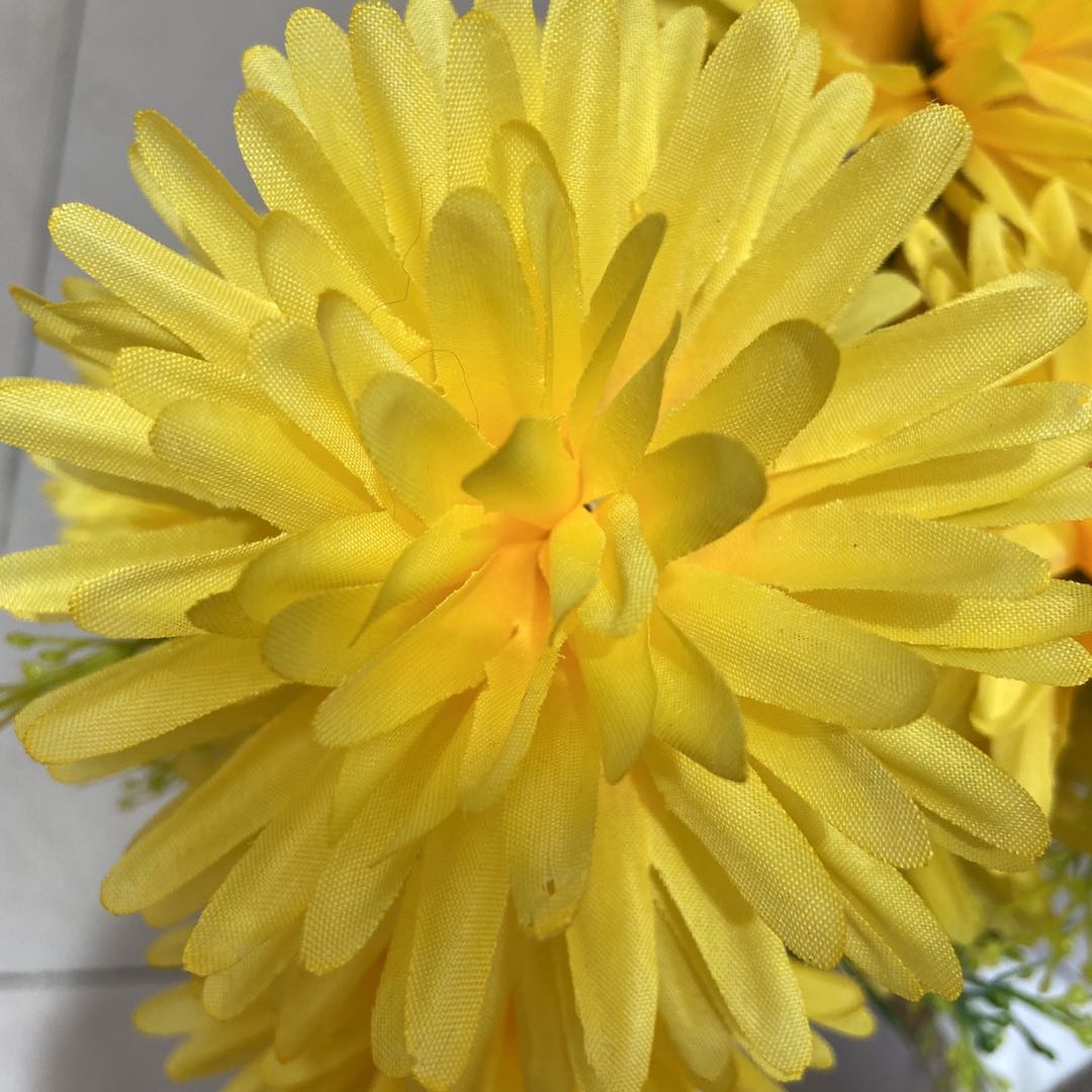 9头菊花束清明祭祀扫墓祭奠公墓上分墓前摆放塑料假花产品图