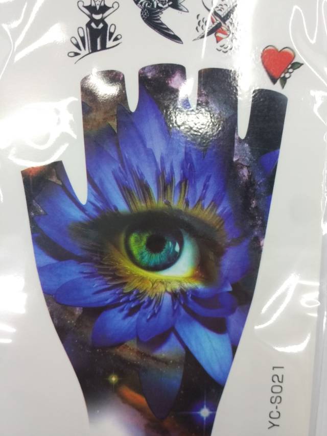 泡泡贴立体贴指甲贴纹身贴亚克力贴金卡贴纸