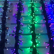 圣诞树装饰灯具灯帘多彩装饰灯串圣诞灯串