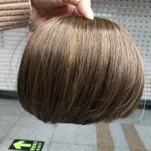 Air bangs, hairpiece, female fake comic bangs, natural ultra-thin, invisible, real hair, mini hairpiece, seamless hairpiece thumbnail