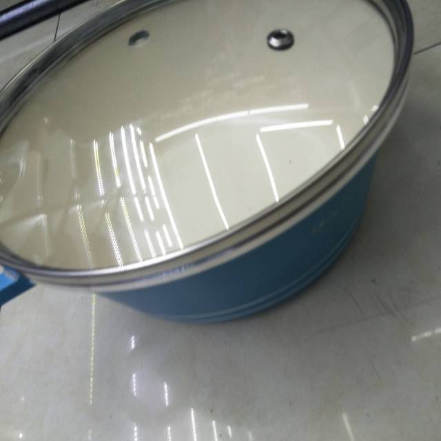 Non-stick pan, double-ear tourmaline soup pot, thickened double-bottom small soup pot, household stew pot, boiling pot, induction cooker, gas cookware