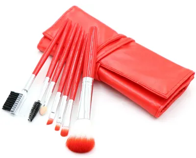A Portable Makeup Brush Set Pu Pack Eyeshadow Brush Eye Blush Brush Highlighter Brush Beauty Tool