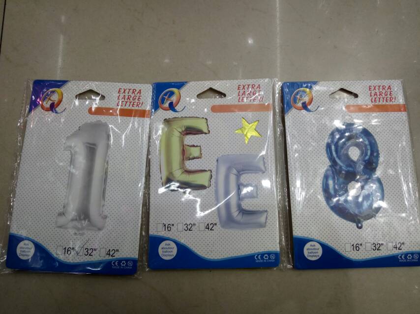 Korean digital aluminum-film balloon toys for children birthday party supplies