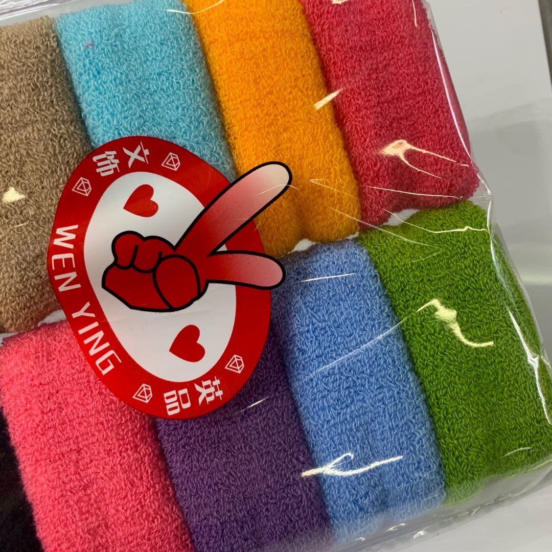 Korean candy-colored hair bands, headbands, children's rubber bands, hair accessories, and large headwear bags