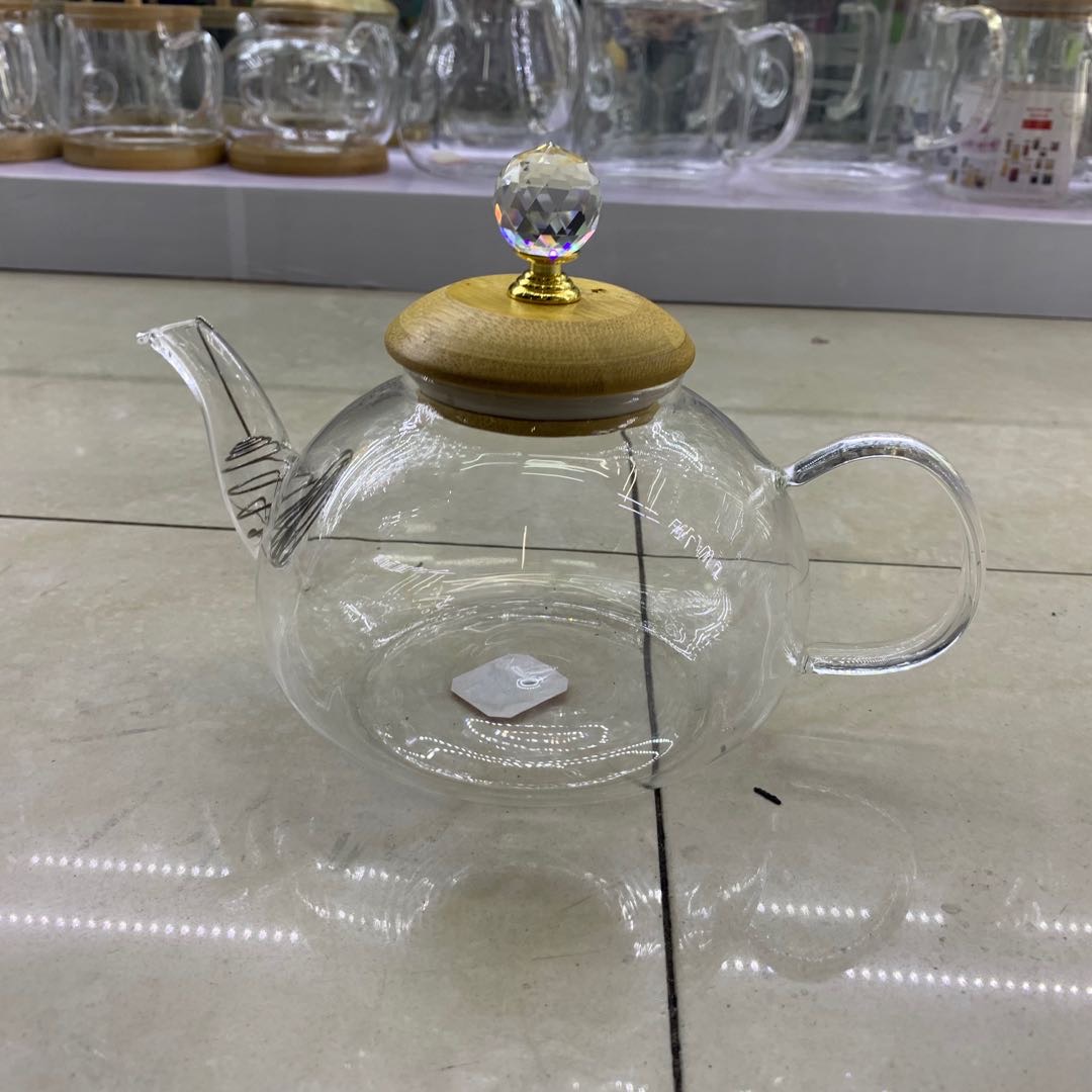 玻璃杯热水下午茶壶玻璃加厚水果花茶壶套装温茶器