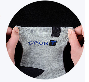New Spring And Autumn Pure Cotton Socks Men's Medium Cylinder Business Combed Cotton Deodorizer details Picture