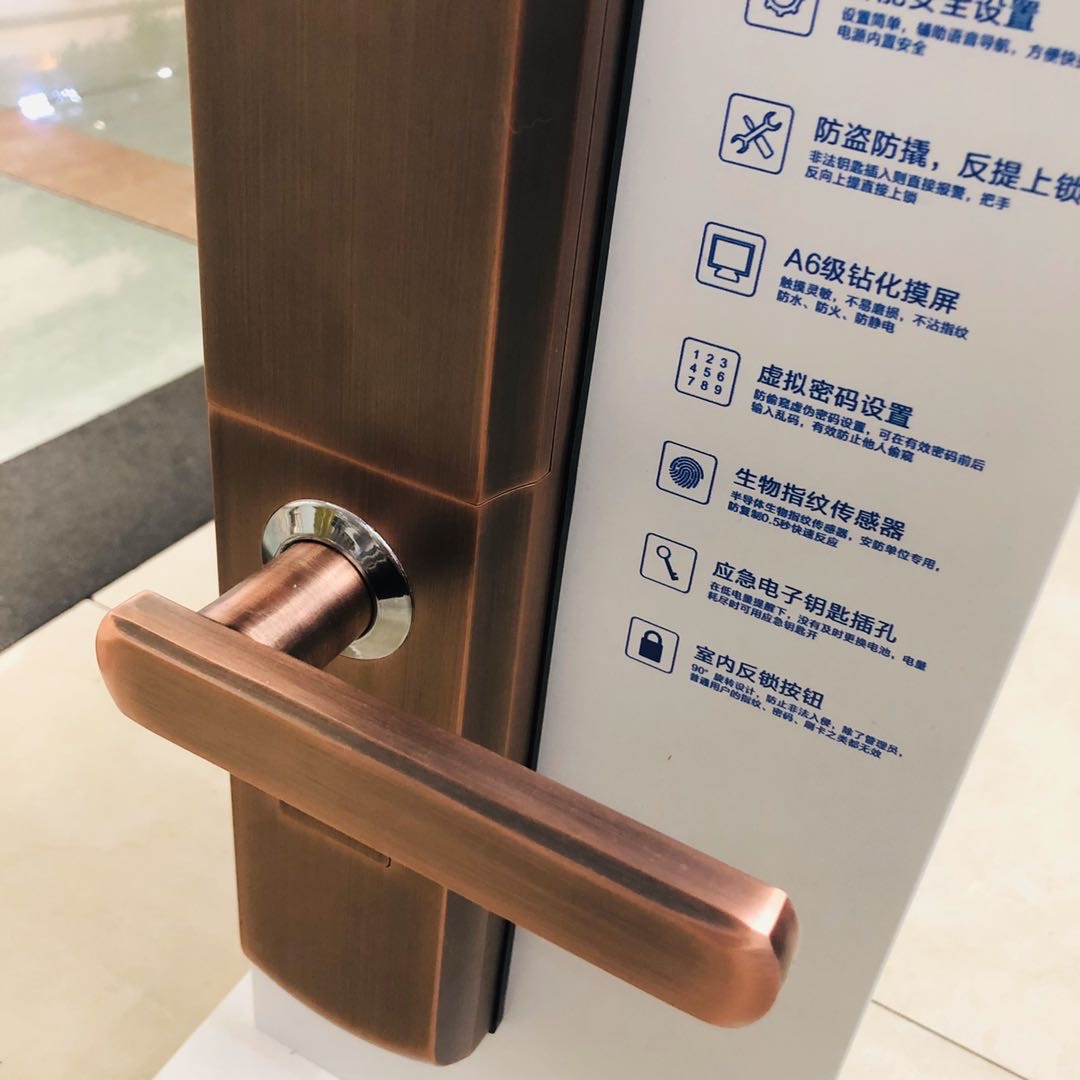 指纹锁细节图