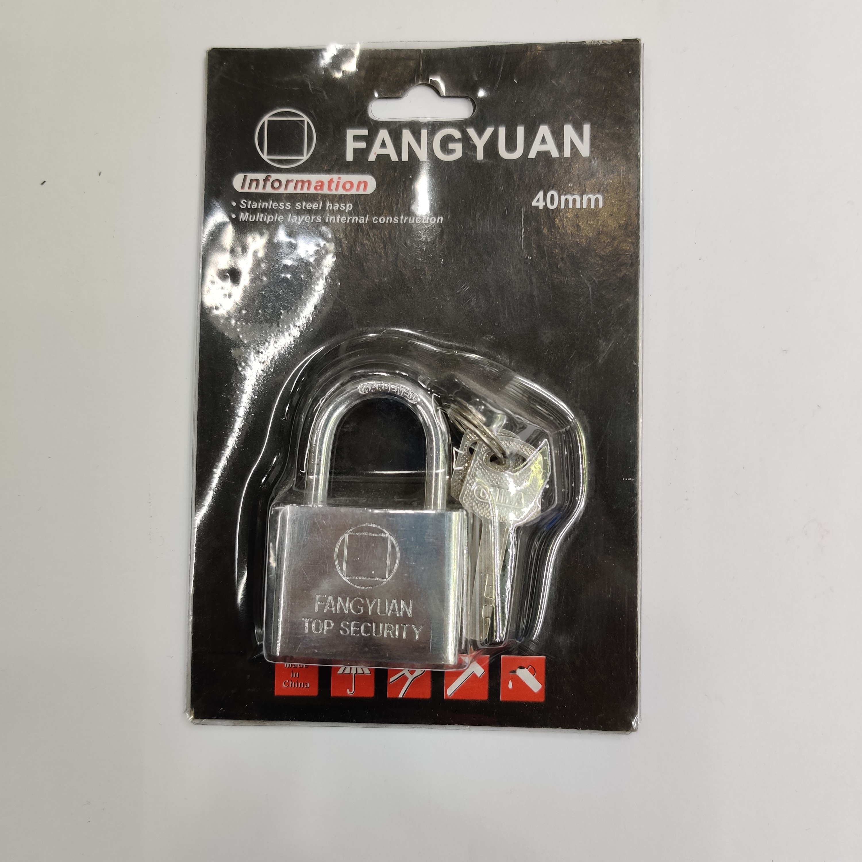 锁子门锁通开挂锁防盗大门通用型锁具家用防水宿舍柜子柜门小锁头