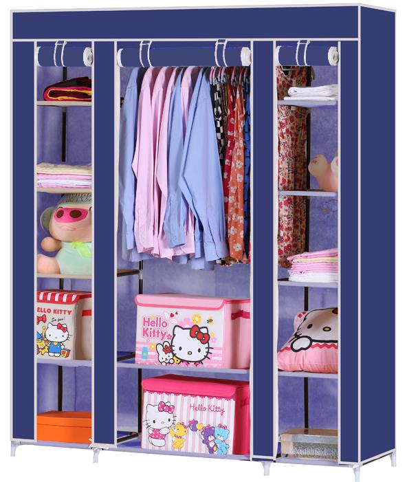 Wardrobe Simple Cloth Wardrobe Modern Simple Steel Pipe Thickened Model68150