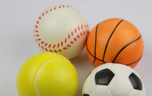 10厘米PU海绵球类玩具球实心海绵球摄影球弹力球儿童玩具球发泡球