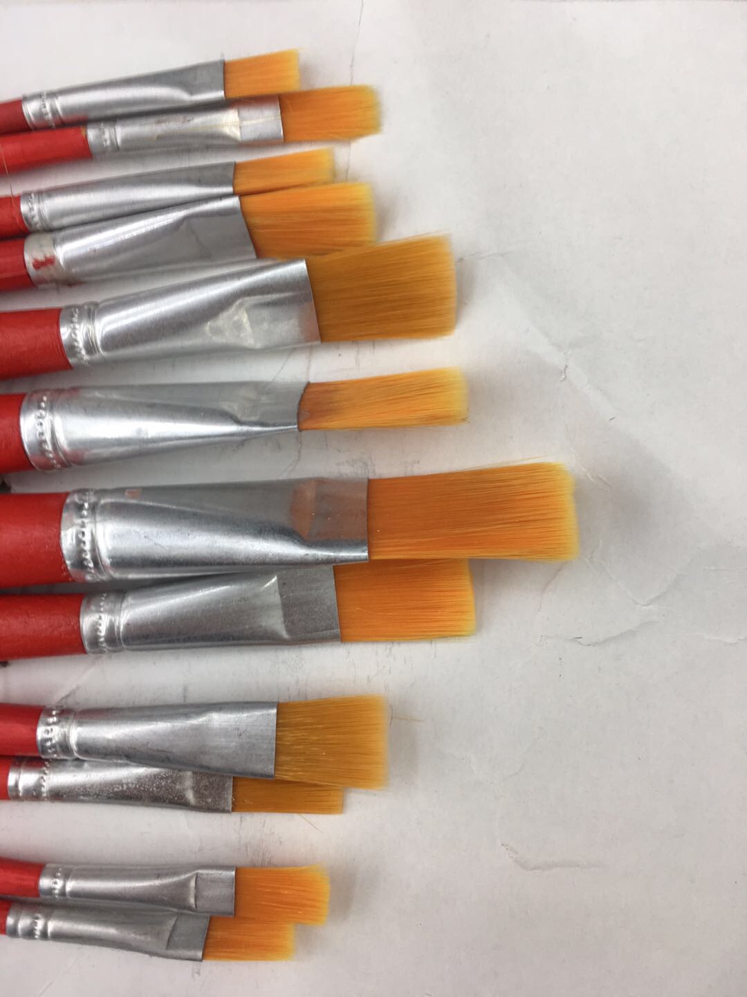 Yufan Pen Factory's Art, Calligraphy, Drawing, Office Culture 661-12 Red Rod nylon Watercolor brushes details Picture