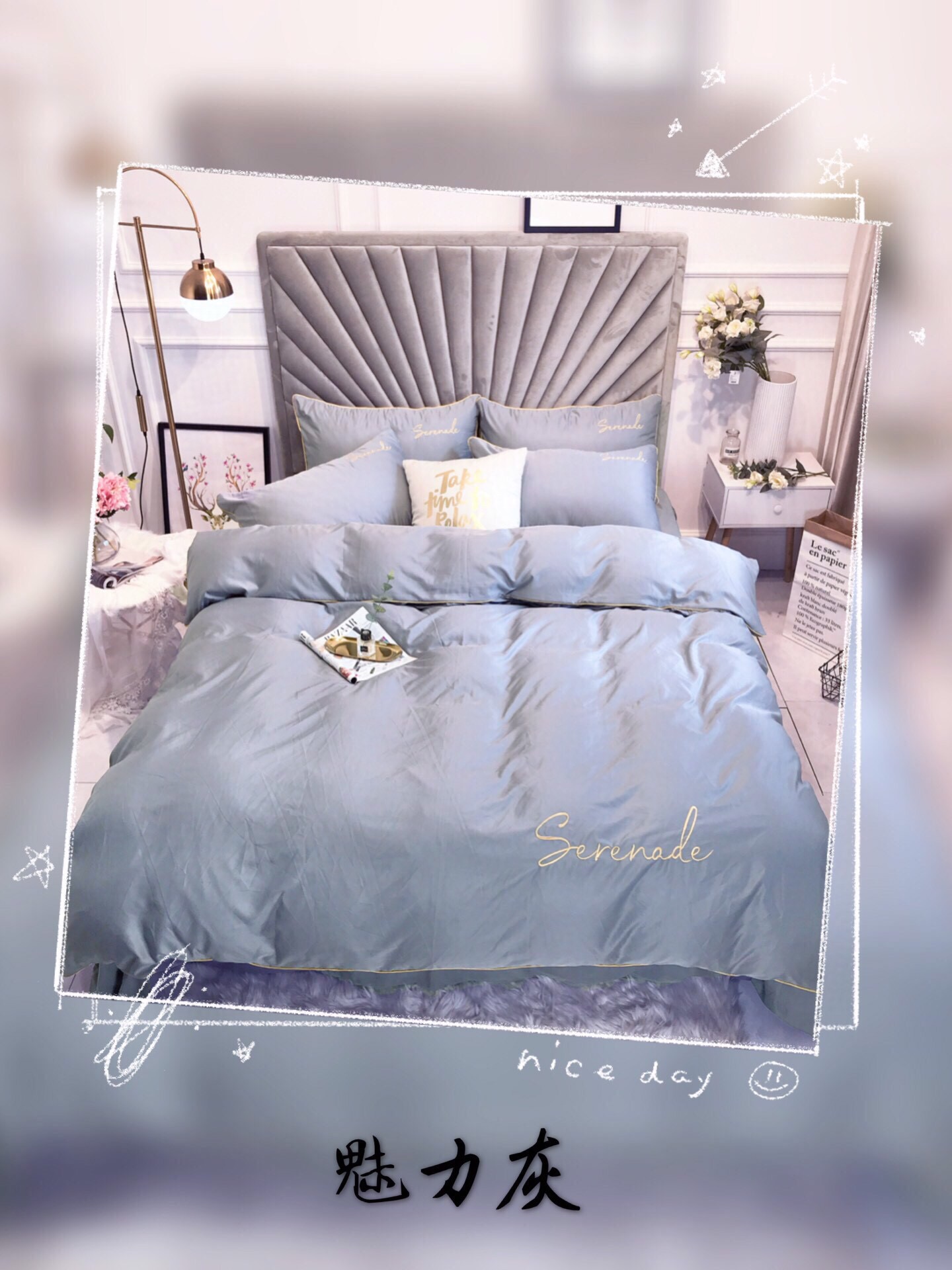 2020 new manufacturers direct wholesale silk border embroidery series of four pieces thumbnail