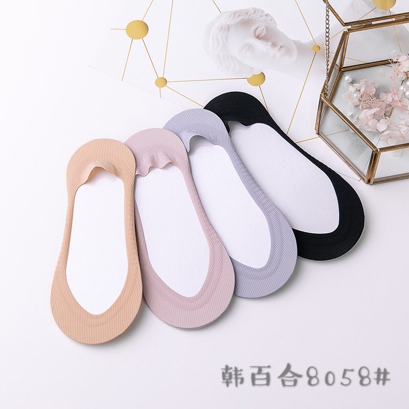夏季船袜女精包装浅口隐形硅胶防滑冰丝袜