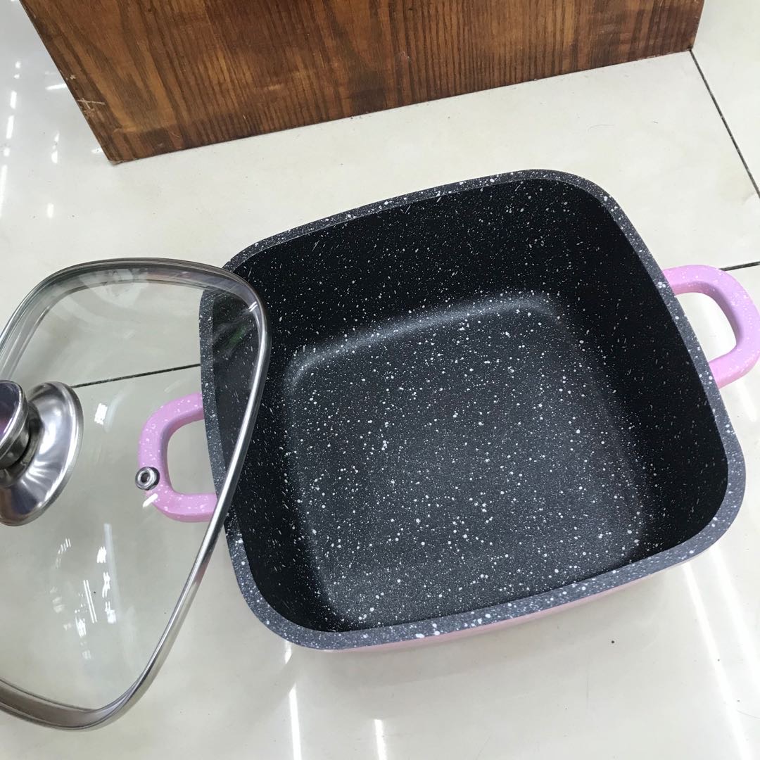 Non-stick pan, frying pan, household pancake pan, small steak and egg frying pan, suitable for induction cooker, gas stove and hot pot Specification image