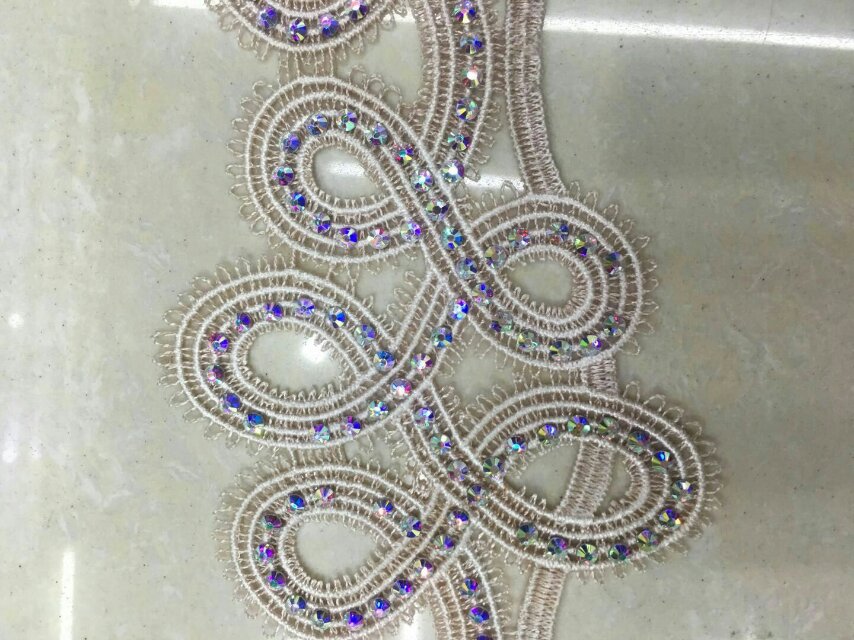 广东刺绣水溶花边服装辅料花边爆款批发花边锦纶花边产品图